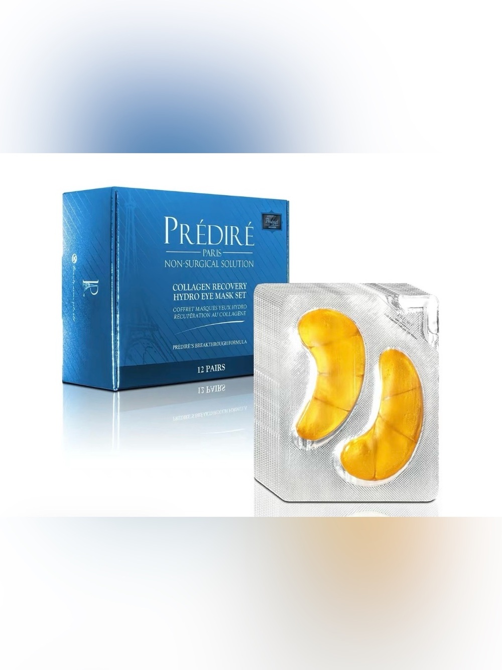 PREDIRE Paris_Collagen Recovery Hydro Eye Mask Set - Gold Eye Patches (12 Pairs)
